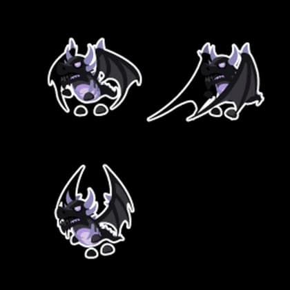 Shadow Dragon Animated Sticker